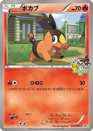 Tepig - 043/BW-P (Japanese)  043/BW-P - [BWP Promotional cards]
