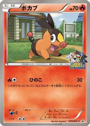 Tepig - 079/BW-P (Japanese)  079/BW-P - [BWP Promotional cards]