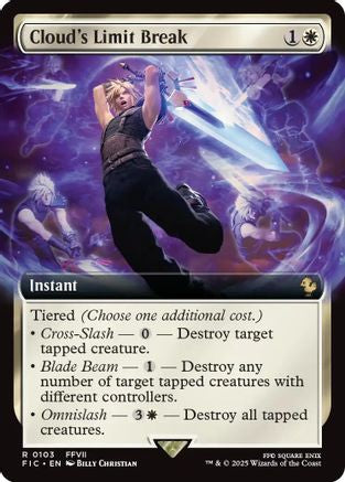 Cloud's Limit Break (Extended Art)  (FIC-103) - [Commander: FINAL FANTASY] - Trinity Hobby