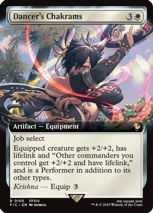 Dancer's Chakrams (Extended Art)  (FIC-105) - [Commander: FINAL FANTASY] - Trinity Hobby