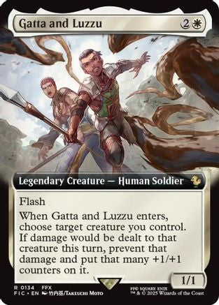 Gatta and Luzzu (Extended Art)  (FIC-134) - [Commander: FINAL FANTASY] - Trinity Hobby