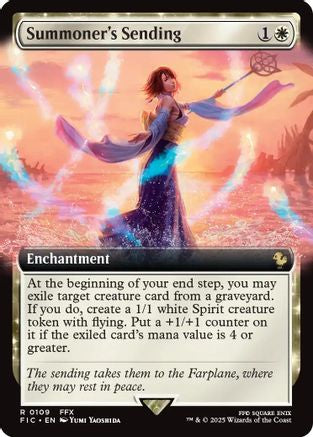 Summoner's Sending (Extended Art)  (FIC-109) - [Commander: FINAL FANTASY] - Trinity Hobby