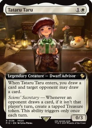 Tataru Taru (Extended Art)  [Foil]  (FIC-138) - [Commander: FINAL FANTASY] - Trinity Hobby
