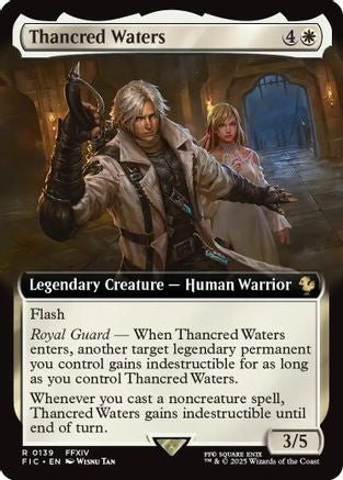 Thancred Waters (Extended Art)  [Foil]  (FIC-139) - [Commander: FINAL FANTASY] - Trinity Hobby