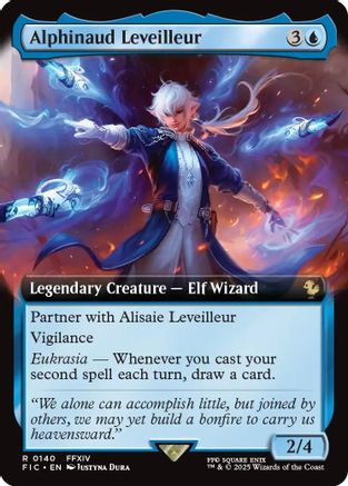 Alphinaud Leveilleur (Extended Art)  [Foil]  (FIC-140) - [Commander: FINAL FANTASY] - Trinity Hobby