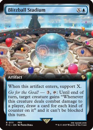 Blitzball Stadium (Extended Art)  [Foil]  (FIC-111) - [Commander: FINAL FANTASY] - Trinity Hobby
