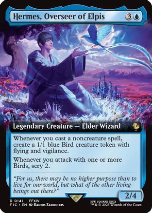 Hermes, Overseer of Elpis (Extended Art)  [Foil]  (FIC-141) - [Commander: FINAL FANTASY] - Trinity Hobby
