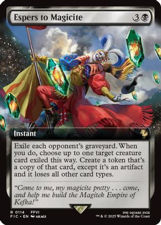 Espers to Magicite (Extended Art)  [Foil]  (FIC-114) - [Commander: FINAL FANTASY] - Trinity Hobby