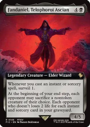 Fandaniel, Telophoroi Ascian (Extended Art)  [Foil]  (FIC-146) - [Commander: FINAL FANTASY] - Trinity Hobby