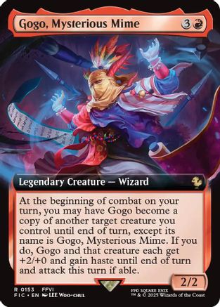 Gogo, Mysterious Mime (Extended Art)  (FIC-153) - [Commander: FINAL FANTASY]