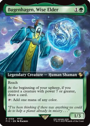 Bugenhagen, Wise Elder (Extended Art)  (FIC-159) - [Commander: FINAL FANTASY] - Trinity Hobby