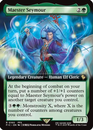 Maester Seymour (Extended Art)  [Foil]  (FIC-160) - [Commander: FINAL FANTASY] - Trinity Hobby