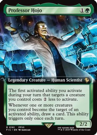 Professor Hojo (Extended Art)  [Foil]  (FIC-161) - [Commander: FINAL FANTASY] - Trinity Hobby