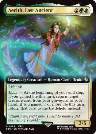 Aerith, Last Ancient (Extended Art)  (FIC-163) - [Commander: FINAL FANTASY] - Trinity Hobby