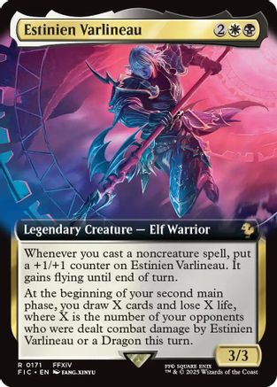 Estinien Varlineau (Extended Art)  (FIC-171) - [Commander: FINAL FANTASY] - Trinity Hobby