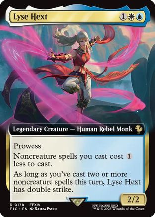 Lyse Hext (Extended Art)  [Foil]  (FIC-178) - [Commander: FINAL FANTASY] - Trinity Hobby