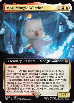 Mog, Moogle Warrior (Extended Art)  (FIC-179) - [Commander: FINAL FANTASY] - Trinity Hobby