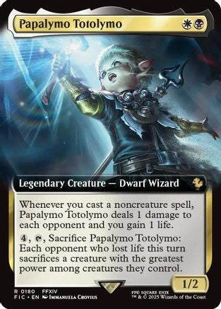 Papalymo Totolymo (Extended Art)  [Foil]  (FIC-180) - [Commander: FINAL FANTASY] - Trinity Hobby