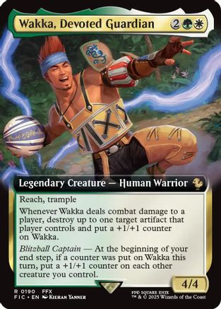 Wakka, Devoted Guardian (Extended Art)  (FIC-190) - [Commander: FINAL FANTASY] - Trinity Hobby