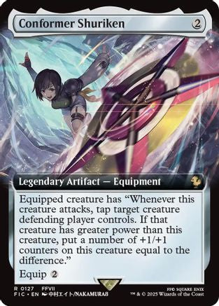 Conformer Shuriken (Extended Art)  [Foil]  (FIC-127) - [Commander: FINAL FANTASY] - Trinity Hobby