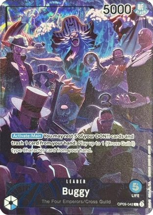Buggy (English Version 2nd  Anniversary Set) (OP09-042) - [One Piece Promotion Cards] Foil