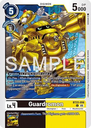 Guardromon (BT22-056) - [Cyber Eden] - Trinity Hobby