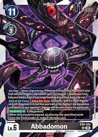 Abbadomon (EX9-055) - [Versus Monsters] Foil - Trinity Hobby