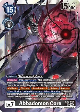 Abbadomon Core (EX9-057) - [Versus Monsters] Foil - Trinity Hobby