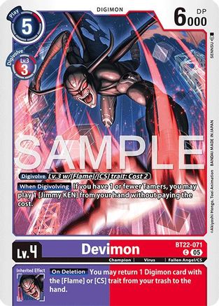 Devimon (BT22-071) - [Cyber Eden]