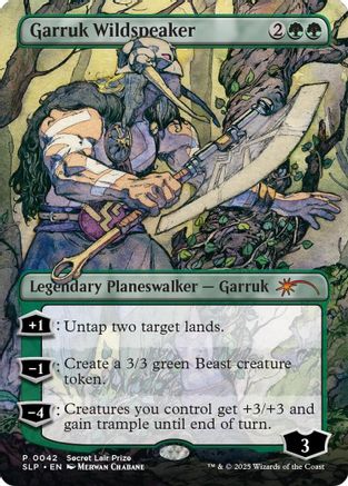 Garruk Wildspeaker (SLP-042) - [Secret Lair Showdown] Foil - Trinity Hobby
