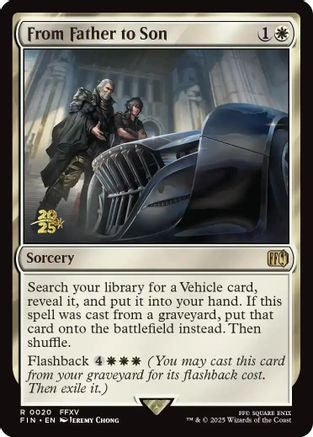 From Father to Son  [Foil]  (PRE-020) - [Prerelease Cards] - Trinity Hobby