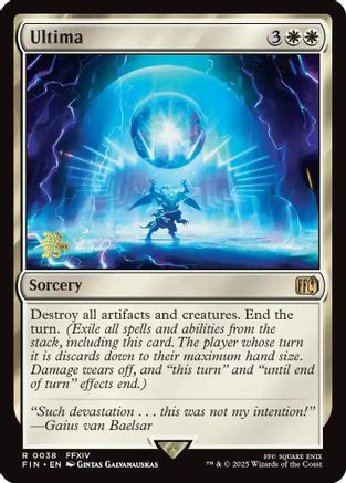 Ultima  [Foil]  (PRE-038) - [Prerelease Cards] - Trinity Hobby