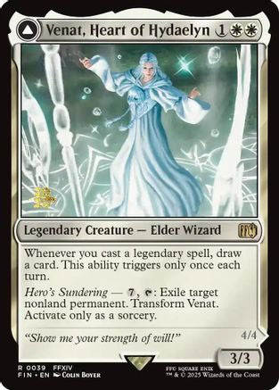 Venat, Heart of Hydaelyn  [Foil]  (PRE-039) - [Prerelease Cards] - Trinity Hobby