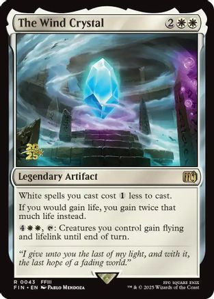 The Wind Crystal  [Foil]  (PRE-043) - [Prerelease Cards]