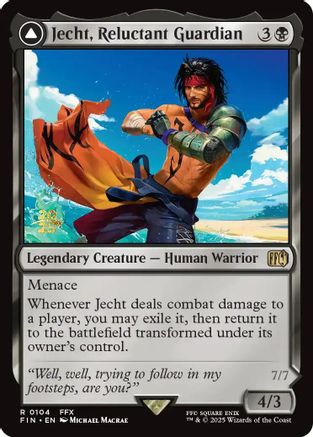 Jecht, Reluctant Guardian  [Foil]  (PRE-104) - [Prerelease Cards] - Trinity Hobby