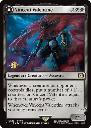 Vincent Valentine  [Foil]  (PRE-125) - [Prerelease Cards] - Trinity Hobby