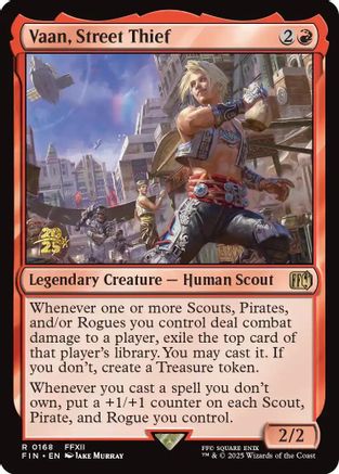 Vaan, Street Thief  [Foil]  (PRE-168) - [Prerelease Cards]