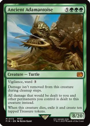 Ancient Adamantoise  [Foil]  (PRE-172) - [Prerelease Cards] - Trinity Hobby