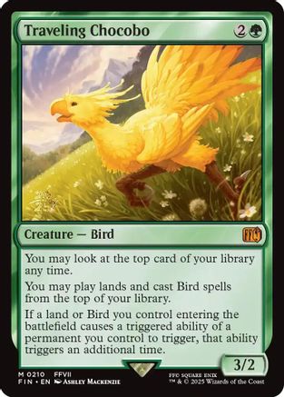 Traveling Chocobo  [Foil]  (PRE-210) - [Prerelease Cards]