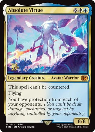 Absolute Virtue  [Foil]  (PRE-212) - [Prerelease Cards] - Trinity Hobby