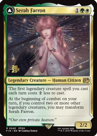 Serah Farron  [Foil]  (PRE-240) - [Prerelease Cards] - Trinity Hobby