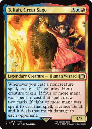 Tellah, Great Sage  [Foil]  (PRE-244) - [Prerelease Cards] - Trinity Hobby