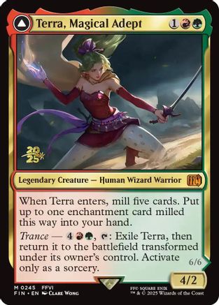 Terra, Magical Adept  [Foil]  (PRE-245) - [Prerelease Cards] - Trinity Hobby