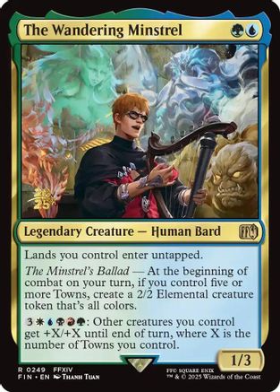 The Wandering Minstrel  [Foil]  (PRE-249) - [Prerelease Cards]