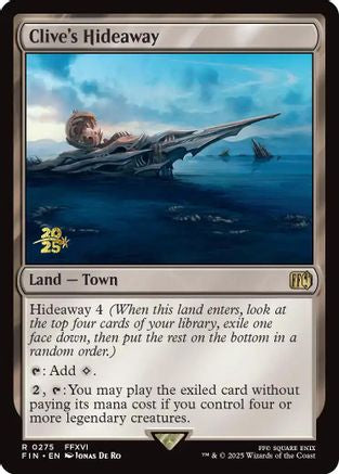 Clive's Hideaway  [Foil]  (PRE-275) - [Prerelease Cards] - Trinity Hobby