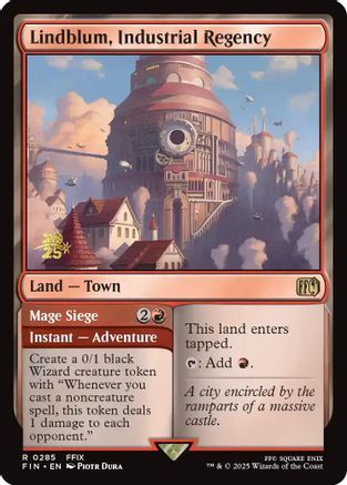 Lindblum, Industrial Regency  [Foil]  (PRE-285) - [Prerelease Cards] - Trinity Hobby