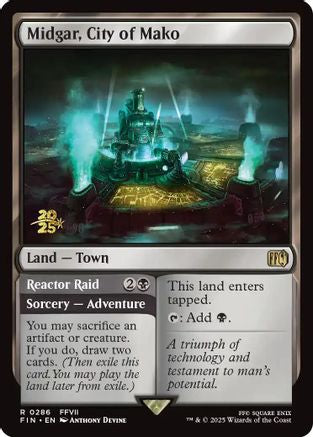 Midgar, City of Mako  [Foil]  (PRE-286) - [Prerelease Cards] - Trinity Hobby