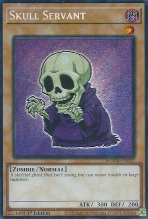 Skull Servant [BLMM-EN002] - Battles of Legend: Monster Mayhem 1st Edition - Secret Rare - Trinity Hobby