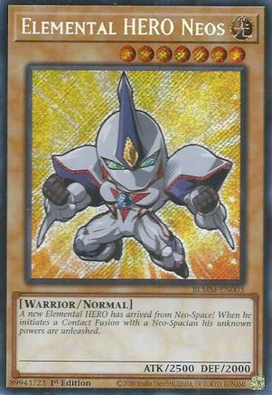 Elemental HERO Neos [BLMM-EN003] - Battles of Legend: Monster Mayhem 1st Edition - Secret Rare - Trinity Hobby