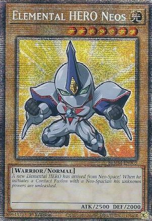 Elemental HERO Neos (Starlight Rare) [BLMM-EN003] - Battles of Legend: Monster Mayhem 1st Edition - Starlight Rare - Trinity Hobby